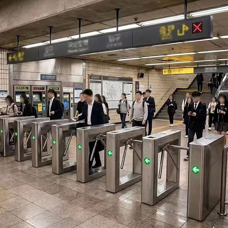 High-traffic Anti-tailing Metro tripod turnstiles gate